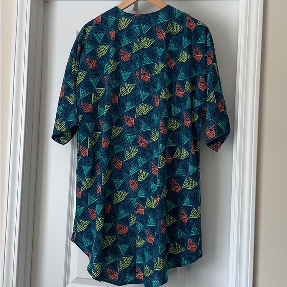 🎉SALE🎉 LulaRoe Teal Lindsay Kimono Small - Picture 5 of 5